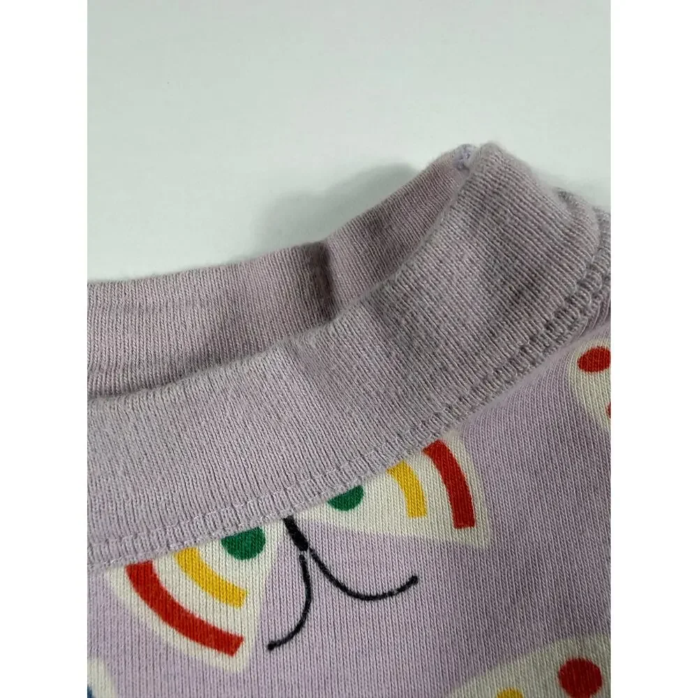 Hanna Andersson Organic Cotton Butterfly Pajama Set size 3